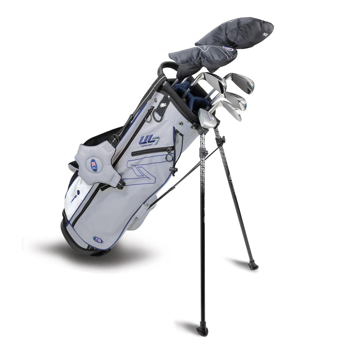 Right Hand UL7-60 5 Club Stand Set, Black/Maroon | U.S. Kids Golf
